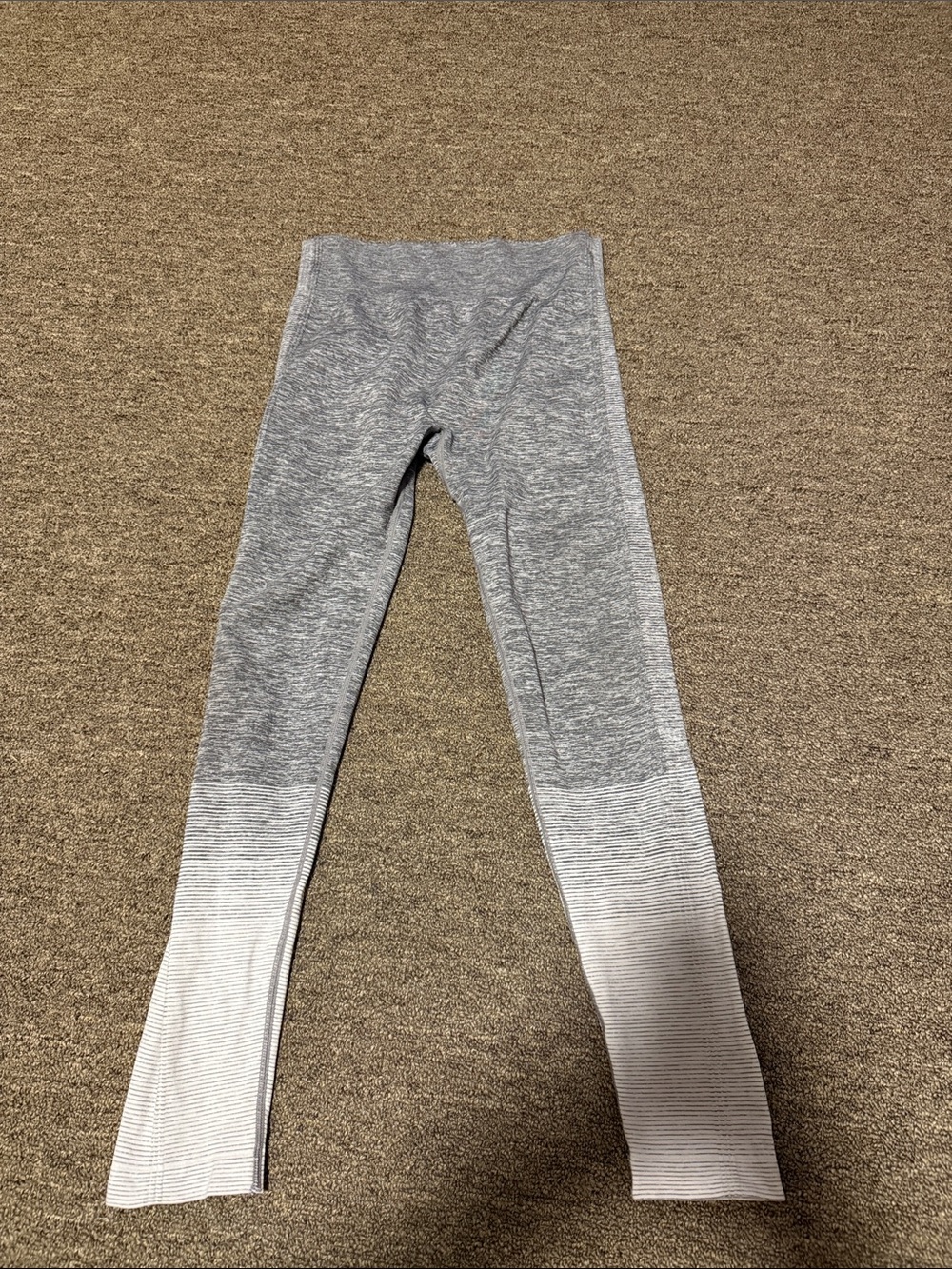 Seamless Heather Gray Ombre High-Rise Leggings